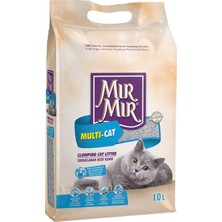 Mır mır Multicat Topaklanan Kedi Kumu 2 x 10 Lt