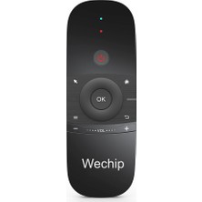 Wechip W1 2.4G Kablosuz Klavye Uzaktan Kumanda Air Mouse