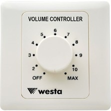Westa VLK-10 S - 10W Trafolu Volum Kontrol Paneli