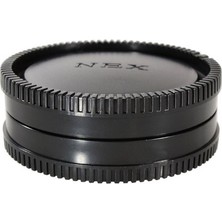 Ayex Sony Nex, E Mount İçin Body Kapağı Ve Lens Arka Kapağı