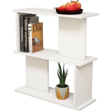 T Designo Nepal Yan Sehpa - Beyaz