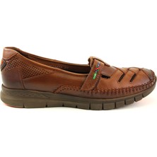 Forelli 29429 Kadın Taba Deri Comfort Ayakkabı