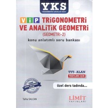 Limit Yayınları YKS 1. Ve 2. Oturum Alan Vip Trigonometri ve Analitik Geometri Konu Anlatımlı Soru Bankası