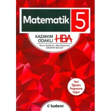 Tudem Yayınları 5. Sınıf Matematik Kazanım Odaklı HBA