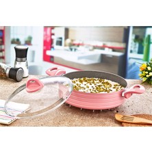 Evimsaray Neo Granit 28 cm Basık Tencere