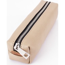 Le Color Leather Penpencil Case Beige