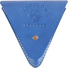 Le Color Leather Coin Case Blue