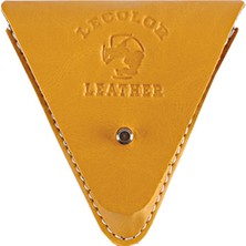 Le Color Leather Coin Case Orange