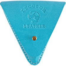 Le Color Leather Coin Case Turquoise