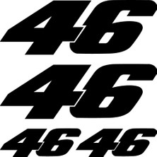 Sticker Master 46 Sponsor Set Sticker 2 Oto Motor Pc Etiket