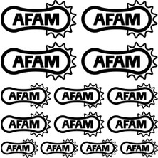 Sticker Master Afam Sponsor Set Sticker Oto Motor Pc Etiket