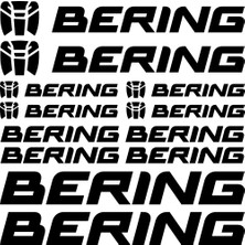 Sticker Master Bering Sponsor Set Sticker 2 Oto Motor Pc Etiket