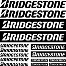 Sticker Master Bridgestone Sponsor Set Sticker Oto Motor Pc Etiket