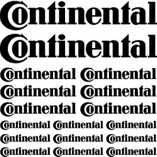 Sticker Master Continental Sponsor Set Sticker Oto Motor Pc Etiket