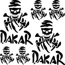 Sticker Master Dakar Kurukafa Sponsor Set Sticker Oto Motor Pc Etiket