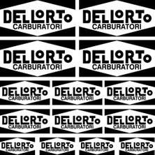 Sticker Master Dellorto Sponsor Set Sticker Oto Motor Pc Etiket