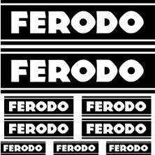Sticker Master Ferodo Sponsor Set Sticker Oto Motor Pc Etiket