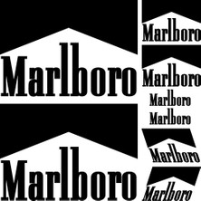 Sticker Master Marlbora Sponsor Set Sticker Oto Motor Pc Etiket