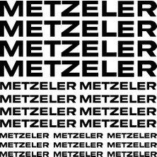 Sticker Master Metzeler Sponsor Set Sticker Oto Motor Pc Etiket