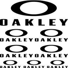 Sticker Master Oakley Sponsor Set Sticker Oto Motor Pc Etiket