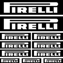 Sticker Master Pirelli Sponsor Set Sticker 2 Oto Motor Pc Etiket