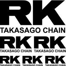 Sticker Master Rk Takasago Chain Sponsor Set Sticker Oto Motor Pc Etiket
