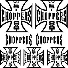 Sticker Master West Coast Choppers Sponsor Set Sticker 2 Oto Motor Pc Etiket