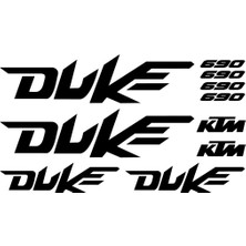 Sticker Master Ktm 690 Duke Sticker Set 1 Oto Motor Pc Etiket