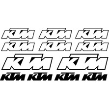 Sticker Master Ktm Sponsor Sticker Set Oto Motor Pc Etiket