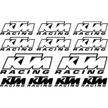 Sticker Master Ktm Racing Sponsor Sticker Set Oto Motor Pc Etiket