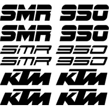 Sticker Master Ktm 950 Smr Sticker Set Oto Motor Pc Etiket