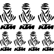Sticker Master Ktm Dakar Sponsor Sticker Set Oto Motor Pc Etiket