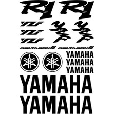 Sticker Master Yamaha R1 Yzf Sticker Set Oto Motor Pc Etiket