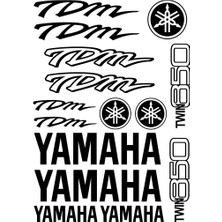 Sticker Master Yamaha TDM Twin 850 Sticker Set Oto Motor Pc Etiket