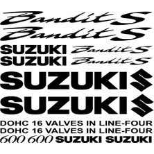 Sticker Master Suzuki 600 Bandit S Sticker Set Oto Motor Pc Etiket