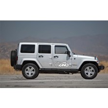 Sticker Master Full Time 4wd Off Road Sticker Oto Motor Pc Etiket