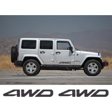 Sticker Master 4wd Off Road Sticker 20cm Oto Motor Pc Etiket