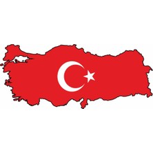 Sticker Master Türkiye Haritası Sticker Oto Motor Pc Etiket