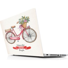 Sticker Master Vintage Bicycle Laptop Sticker Oto Motor Pc Etiket