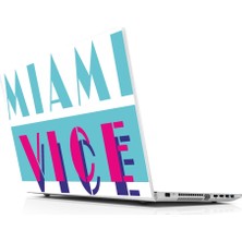 Sticker Master Miami Vice Laptop Sticker Oto Motor Pc Etiket
