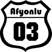 Sticker Master Afyonlu 03 Oto Sticker Oto Motor Pc Etiket