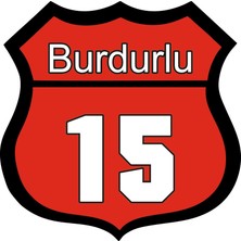 Sticker Master Burdurlu 15 Oto Sticker Oto Motor Pc Etiket