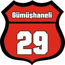 Sticker Master Gümüşhaneli 29 Oto Sticker Oto Motor Pc Etiket