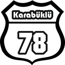 Sticker Master Karabüklü 78 Sticker Oto Motor Pc Etiket