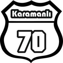 Sticker Master Karamanlı 70 Sticker Oto Motor Pc Etiket