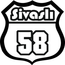 Sticker Master Sivaslı 58 Sticker Oto Motor Pc Etiket