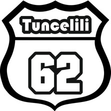 Sticker Master Tuncelili 62 Sticker Oto Motor Pc Etiket