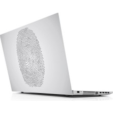 Sticker Master Code Parmak İzi Laptop Sticker 10 İnç (19 x 25 cm) Oto Motor Pc Etiket