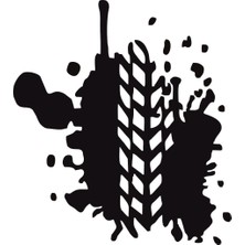 Sticker Master Off Road Lastik İzi Sticker Oto Motor Pc Etiket