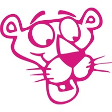 Sticker Master Pembe Panter Sticker Oto Motor Pc Etiket